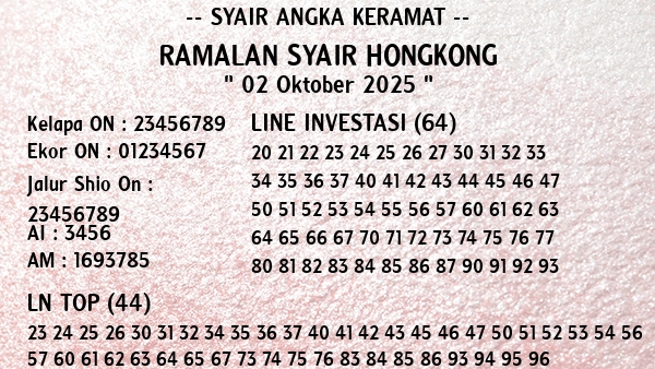 Prediksi Hongkong