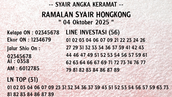 Prediksi Hongkong