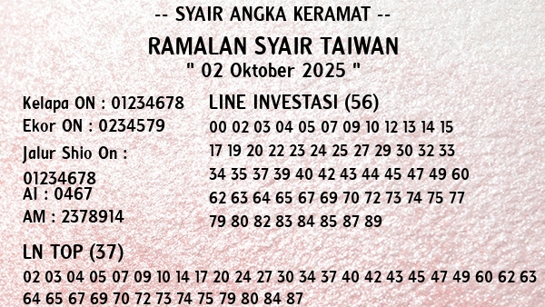 Prediksi Taiwan